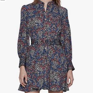 NWOT ZARA BELTED MINI DRESS